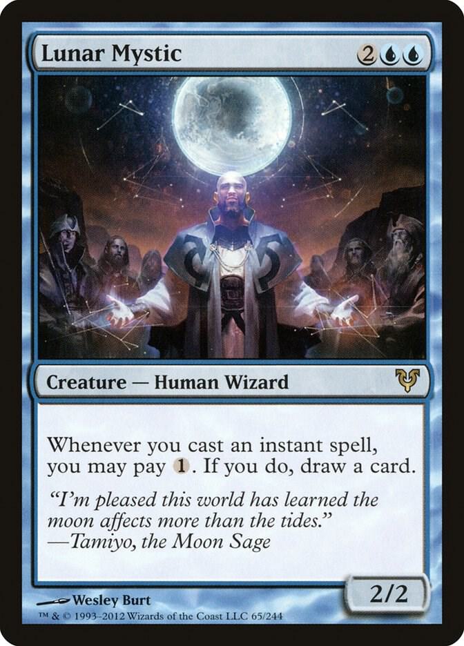 Lunar Mystic 65 card from Avacyn Restored
