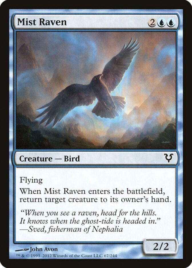 Mist Raven 67 card from Avacyn Restored