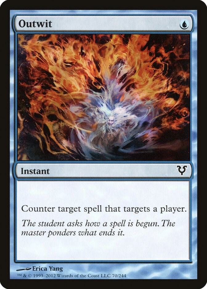 Outwit 70 card from Avacyn Restored