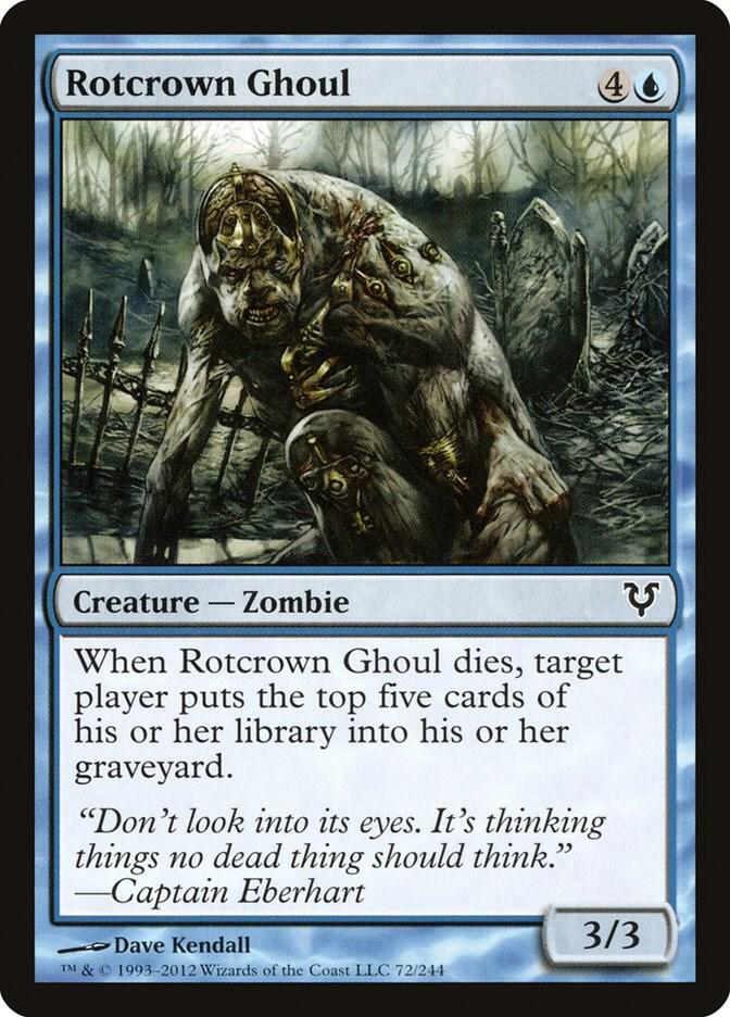 Rotcrown Ghoul 72 card from Avacyn Restored