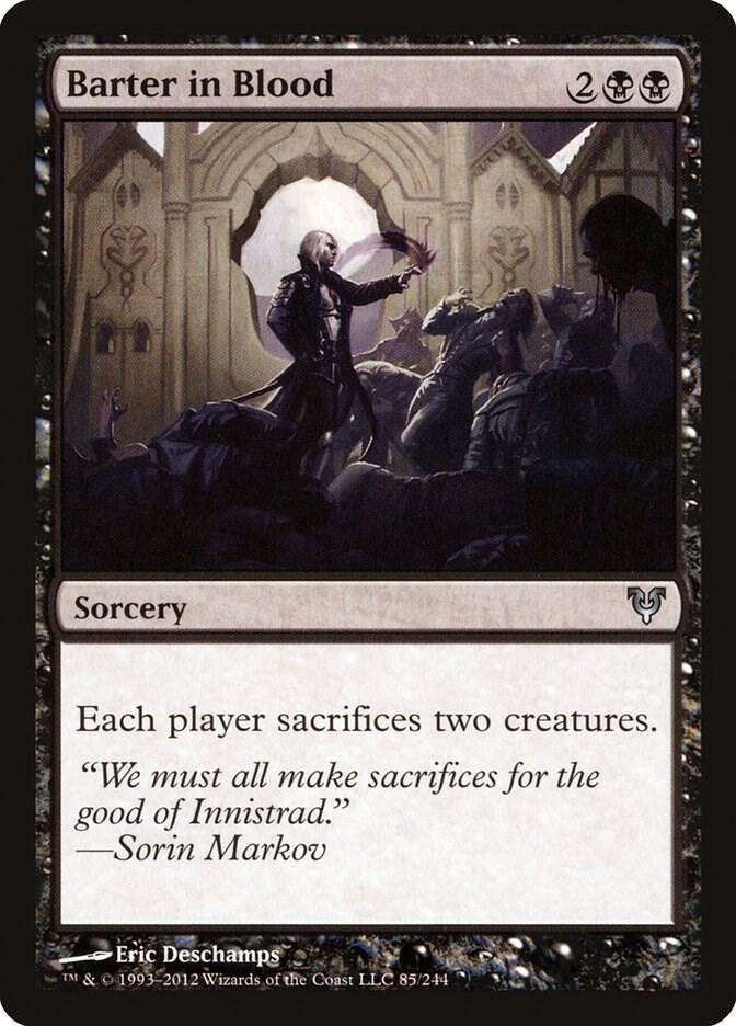 Barter in Blood 85 card from Avacyn Restored