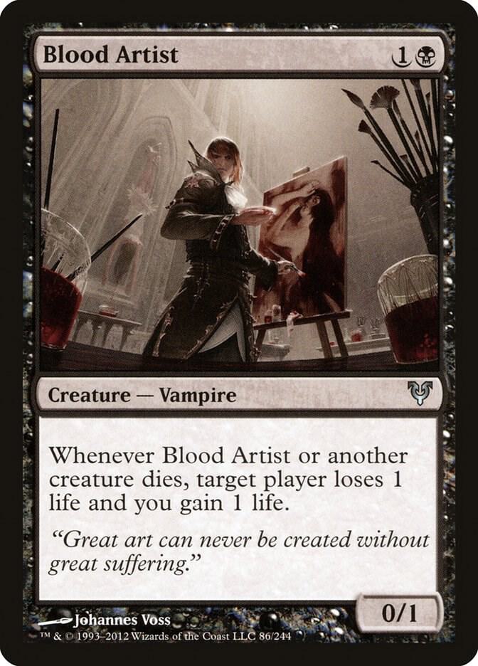 Blood Artist 86 card from Avacyn Restored