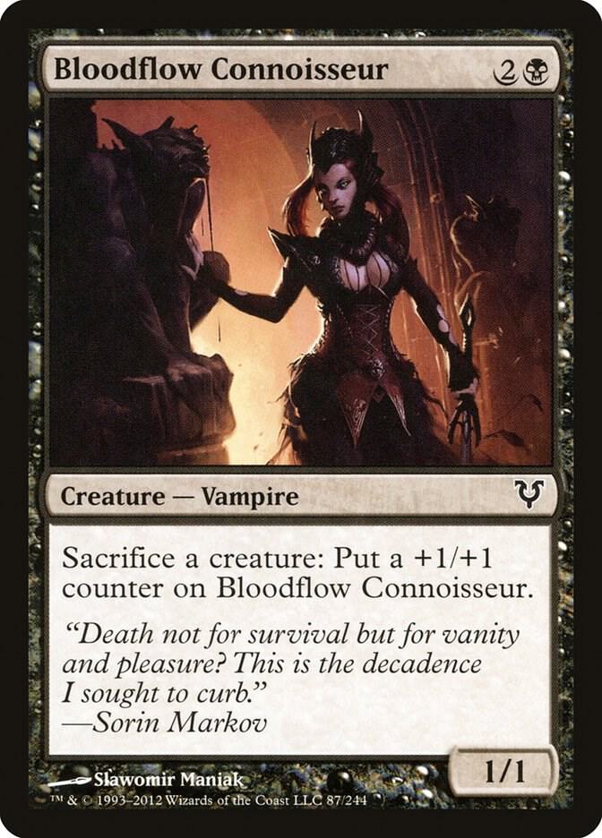 Bloodflow Connoisseur 87 card from Avacyn Restored