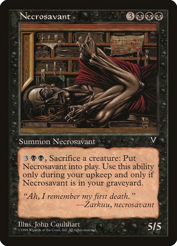 Necrosavant card from Visions