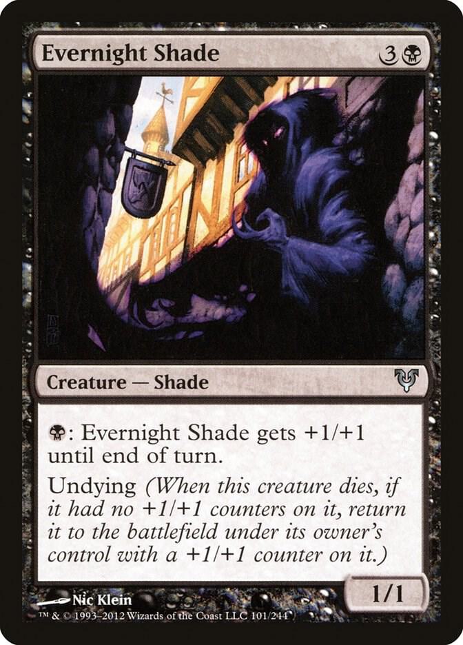 Evernight Shade 101 card from Avacyn Restored