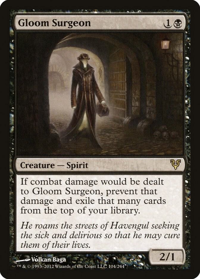 Gloom Surgeon 104 card from Avacyn Restored