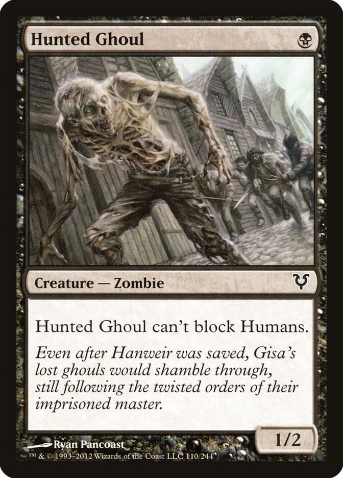 Hunted Ghoul 110 card from Avacyn Restored