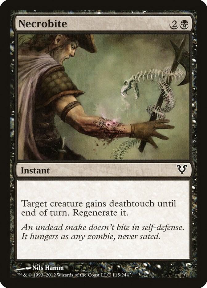 Necrobite 115 card from Avacyn Restored