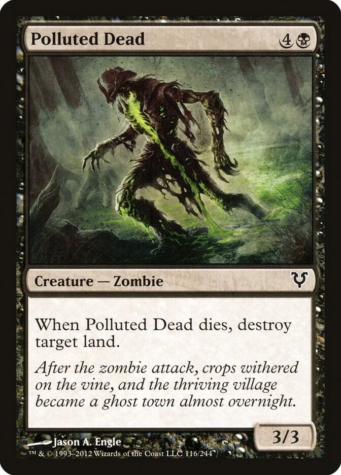 Polluted Dead 116 card from Avacyn Restored