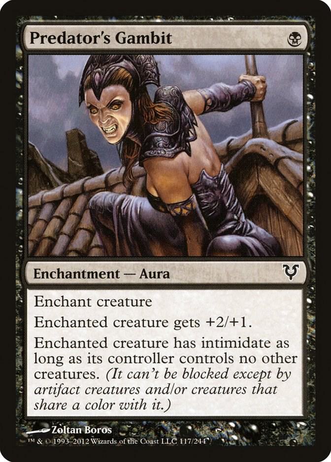 Predator's Gambit 117 card from Avacyn Restored