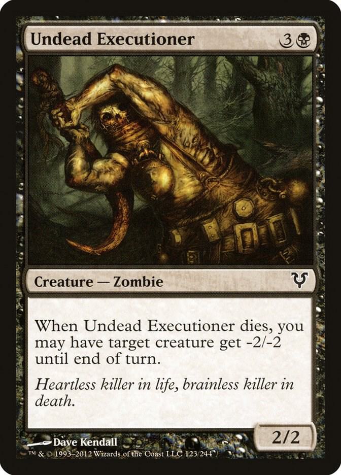 Undead Executioner 123 card from Avacyn Restored