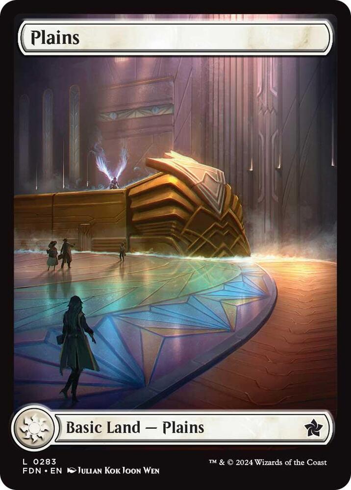 Plains 283 card from Foundations