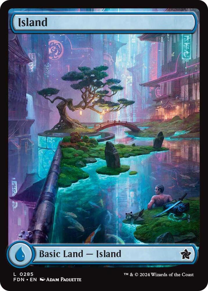 Island 285 card from Foundations