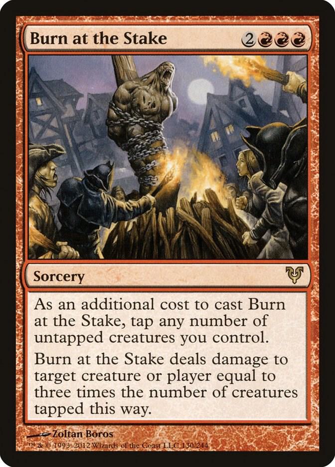 Burn at the Stake 130 card from Avacyn Restored