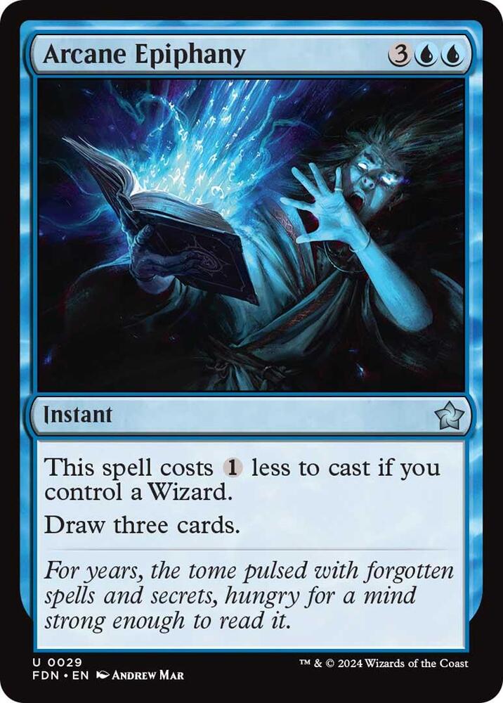 Arcane Epiphany 29 card from Foundations