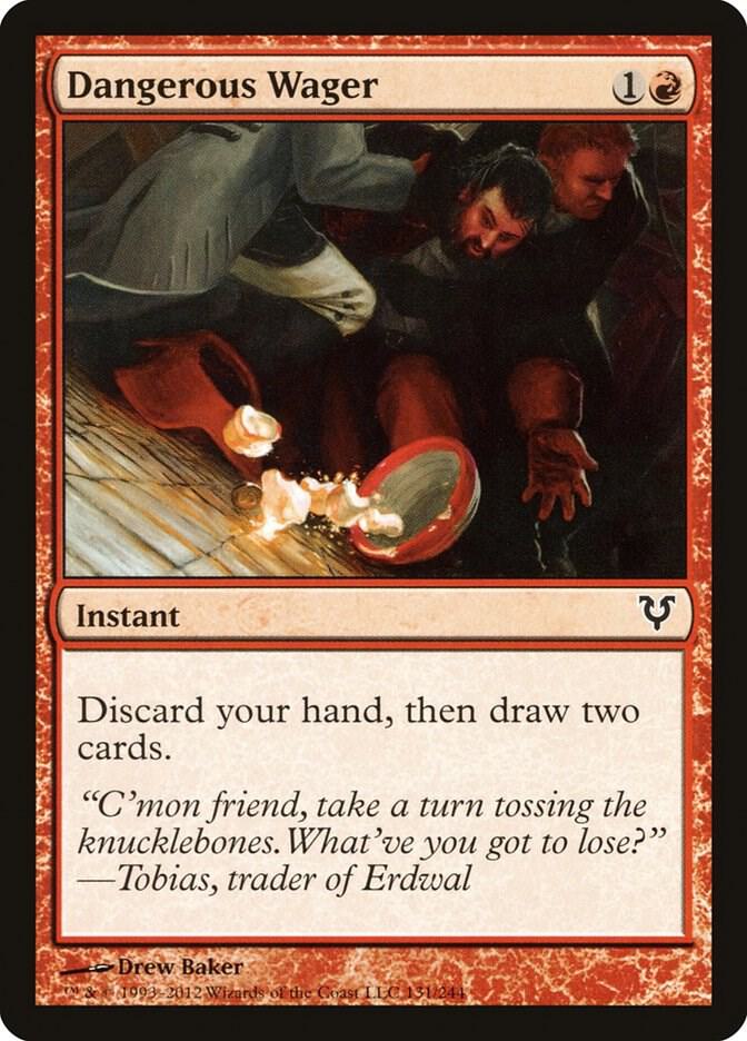 Dangerous Wager 131 card from Avacyn Restored