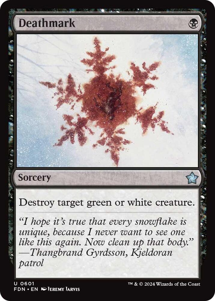 Deathmark 601 card from Foundations