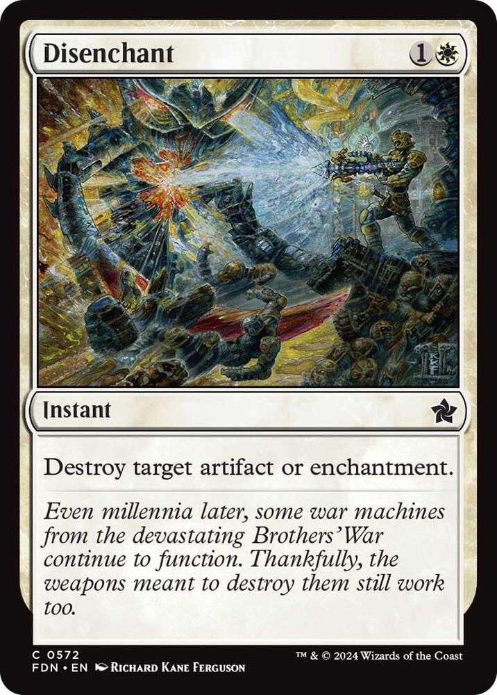Disenchant 572 card from Foundations
