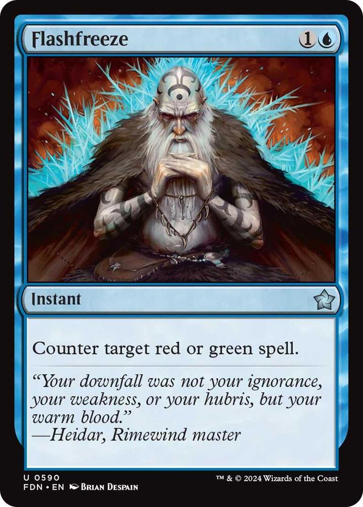 Flashfreeze 590 card from Foundations
