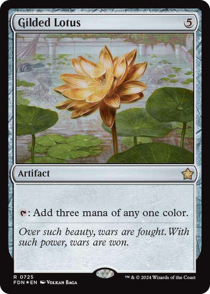 Gilded Lotus 725 card from Foundations