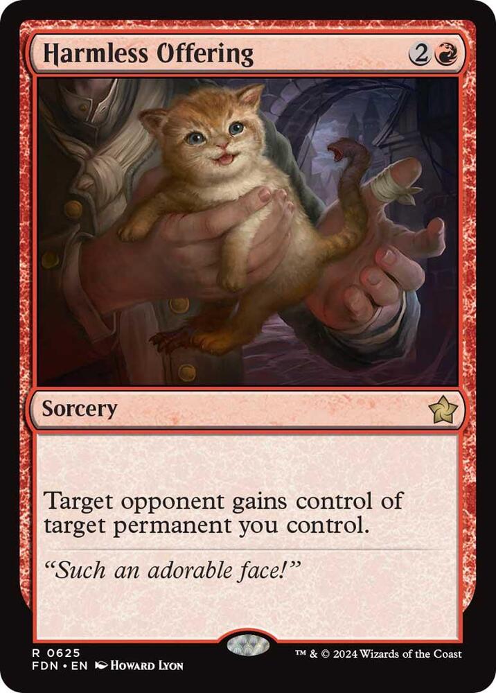 Harmless Offering 625 card from Foundations