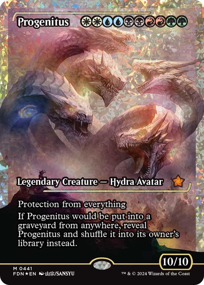 Progenitus (Showcase) (Fracture Foil) 441 card from Foundations