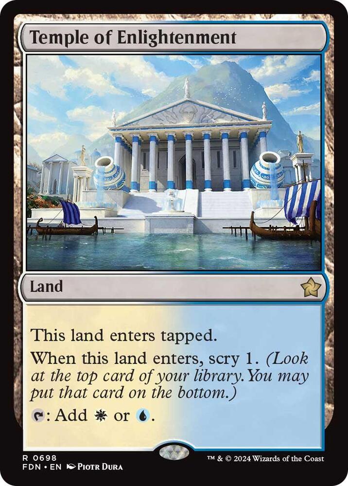 Temple of Enlightenment 698 card from Foundations