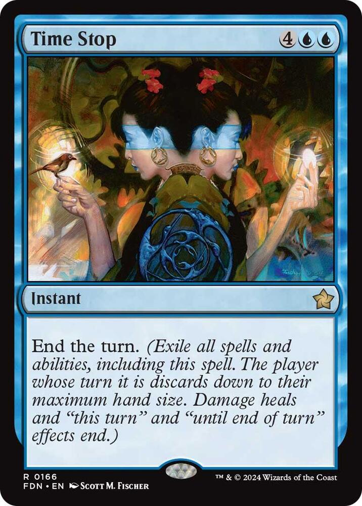 Time Stop 166 card from Foundations