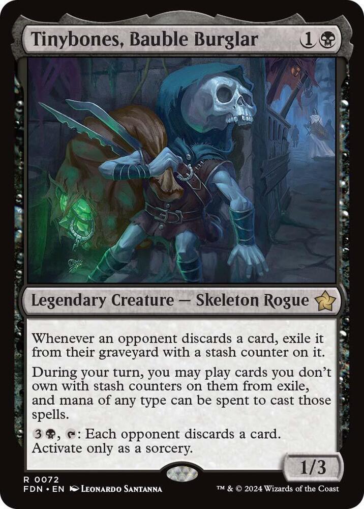 Tinybones, Bauble Burglar 72 card from Foundations