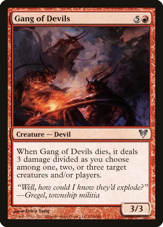 Gang of Devils 136 card from Avacyn Restored