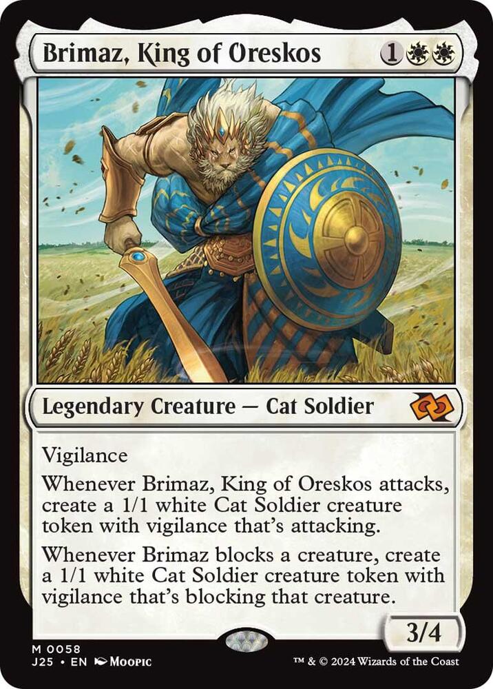 Brimaz, King of Oreskos (Anime) 58 card from Foundations Jumpstart