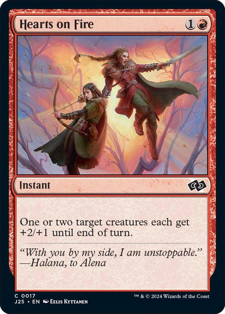 Hearts on Fire 17 card from Foundations Jumpstart