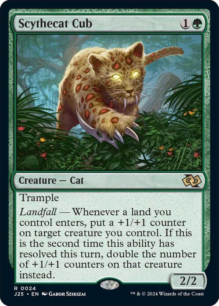 Scythecat Cub 24 card from Foundations Jumpstart
