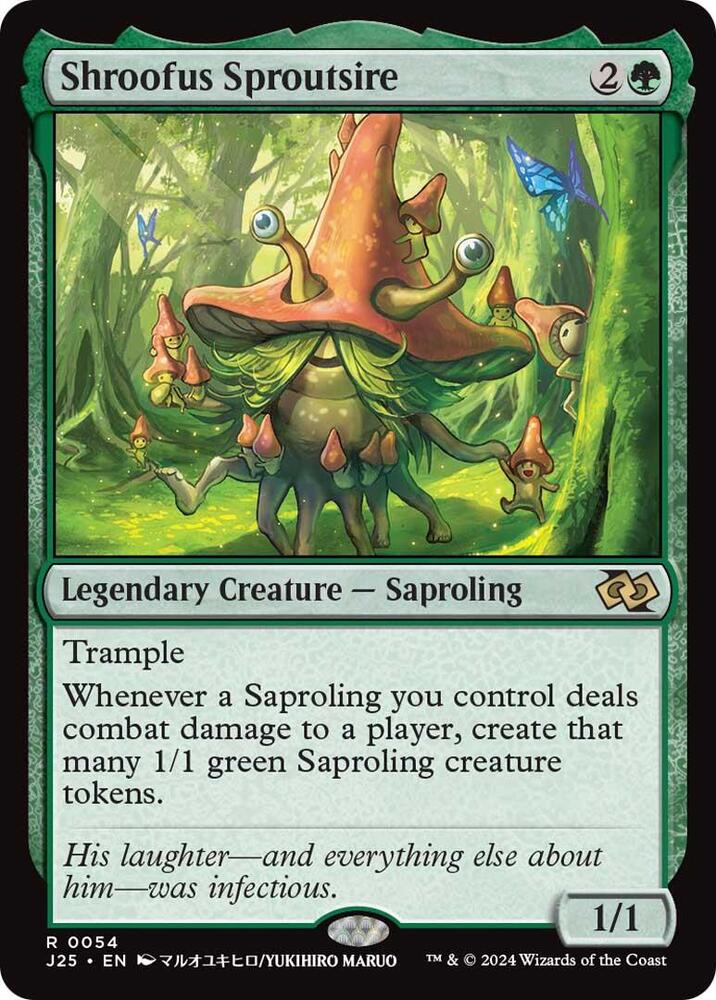 Shroofus Sproutsire (Anime) 54 card from Foundations Jumpstart
