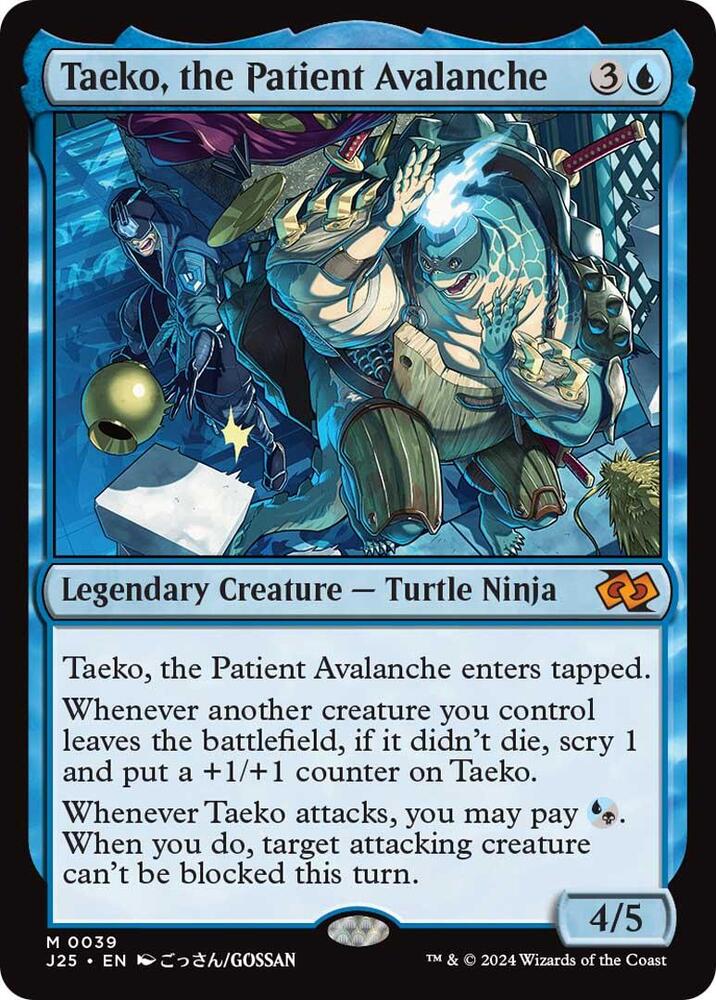 Taeko, the Patient Avalanche (Anime) 39 card from Foundations Jumpstart