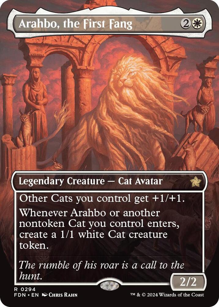 Arahbo, the First Fang (Borderless) 294 card from Foundations