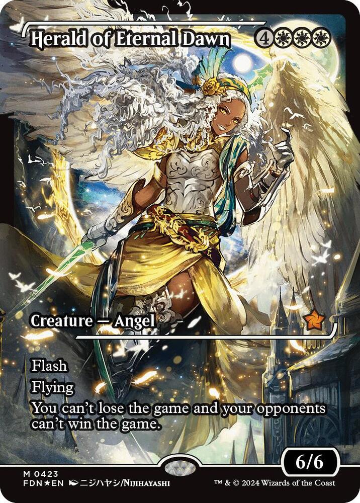 Herald of Eternal Dawn (Showcase) 423 card from Foundations