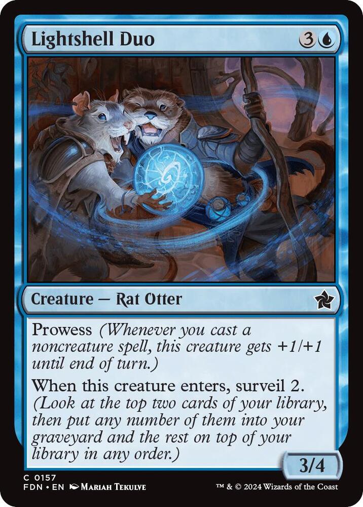 Lightshell Duo 157 card from Foundations
