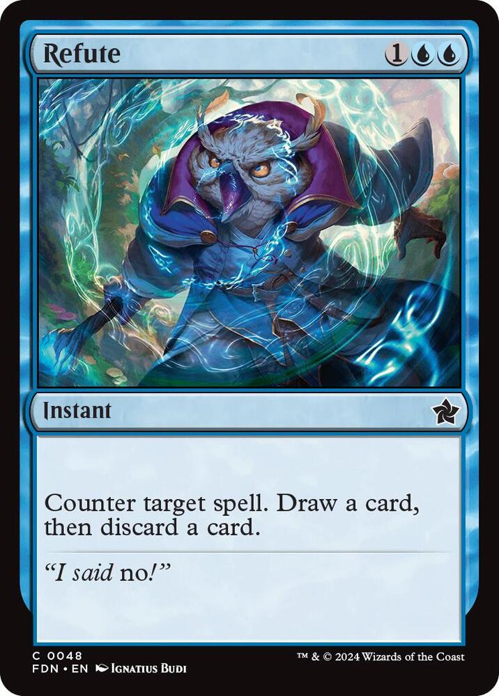Refute 48 card from Foundations