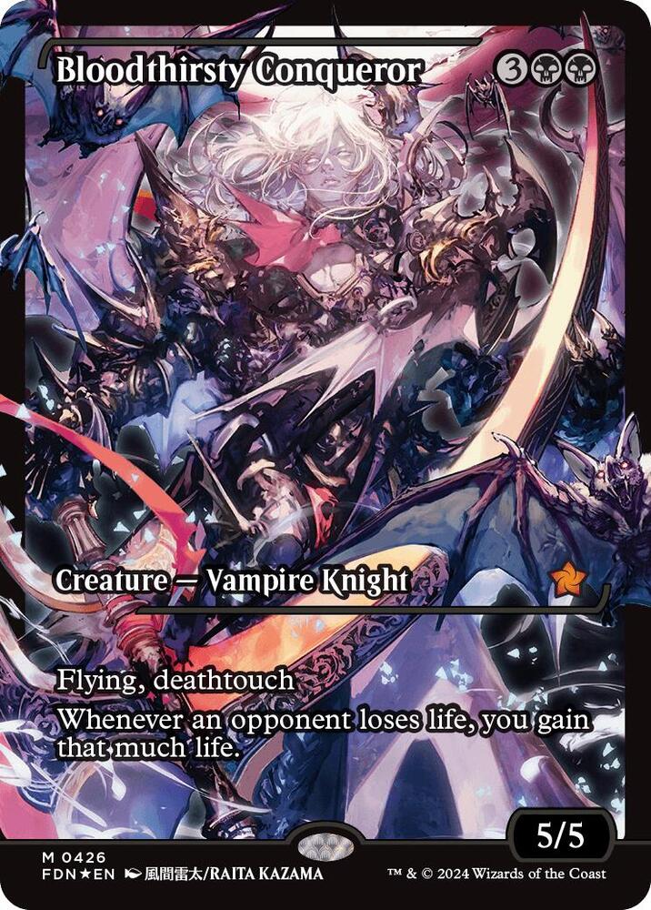 Bloodthirsty Conqueror (Showcase) 426 card from Foundations