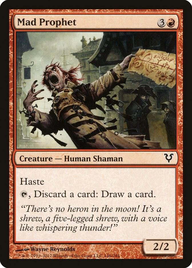 Mad Prophet 146 card from Avacyn Restored