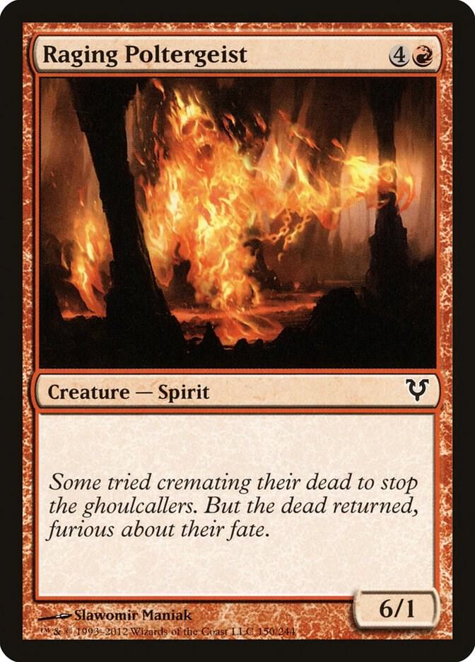 Raging Poltergeist 150 card from Avacyn Restored
