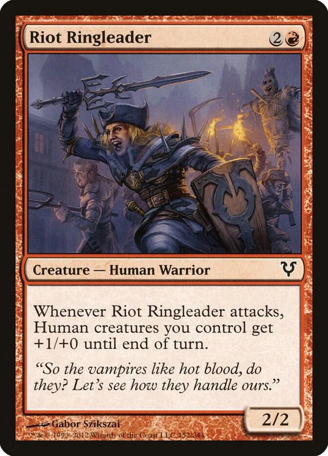 Riot Ringleader 152 card from Avacyn Restored