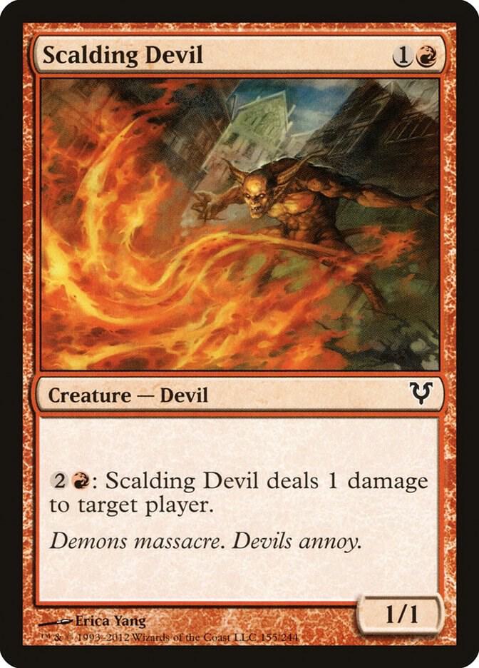 Scalding Devil 155 card from Avacyn Restored