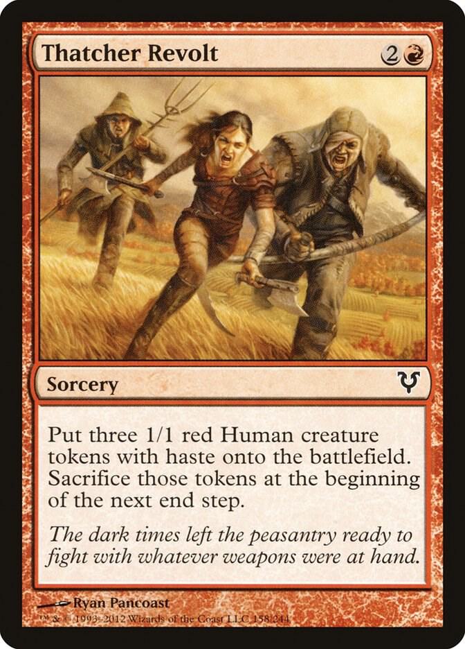 Thatcher Revolt 158 card from Avacyn Restored