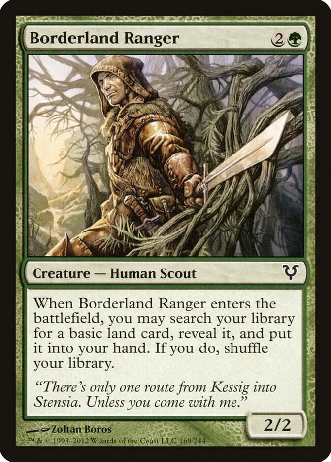 Borderland Ranger 169 card from Avacyn Restored