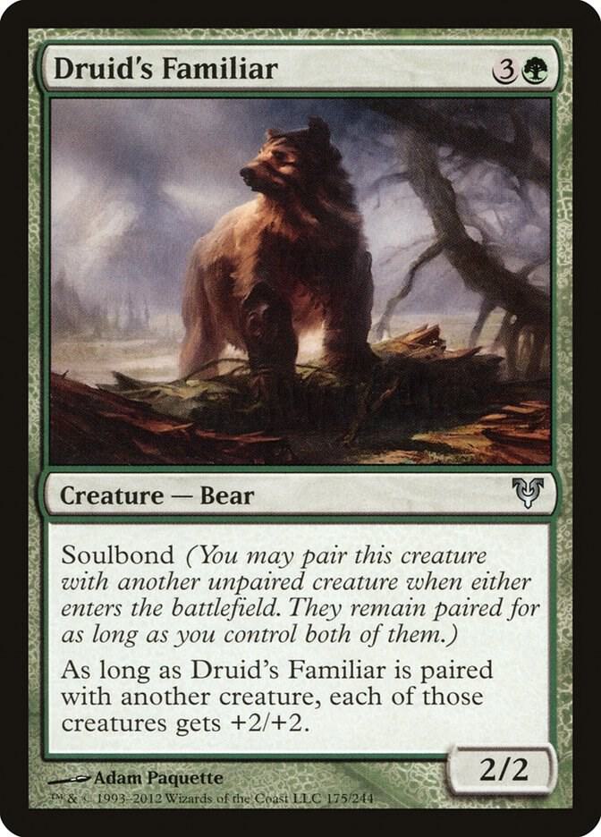 Druid's Familiar 175 card from Avacyn Restored