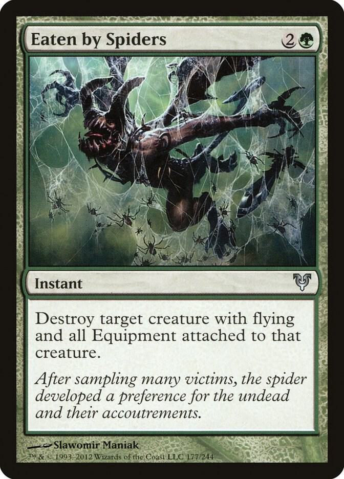 Eaten by Spiders 177 card from Avacyn Restored