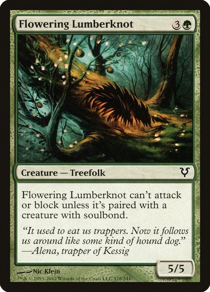 Flowering Lumberknot 178 card from Avacyn Restored