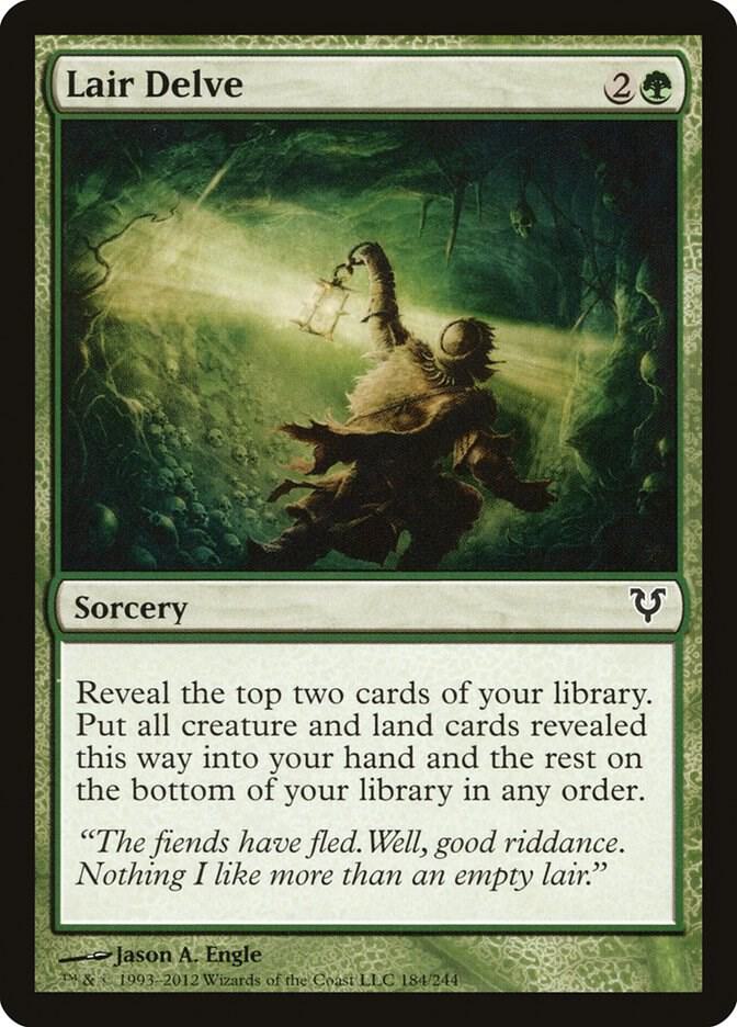 Lair Delve 184 card from Avacyn Restored
